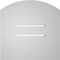 Ekena Millwork Arch Top Surface Mount PVC Gable Vent: Non-Functional, w/ 3-1/2"W x 1"P Standard Frame, 12"W x 42"H GVPAR12X4201SN - alternate 4